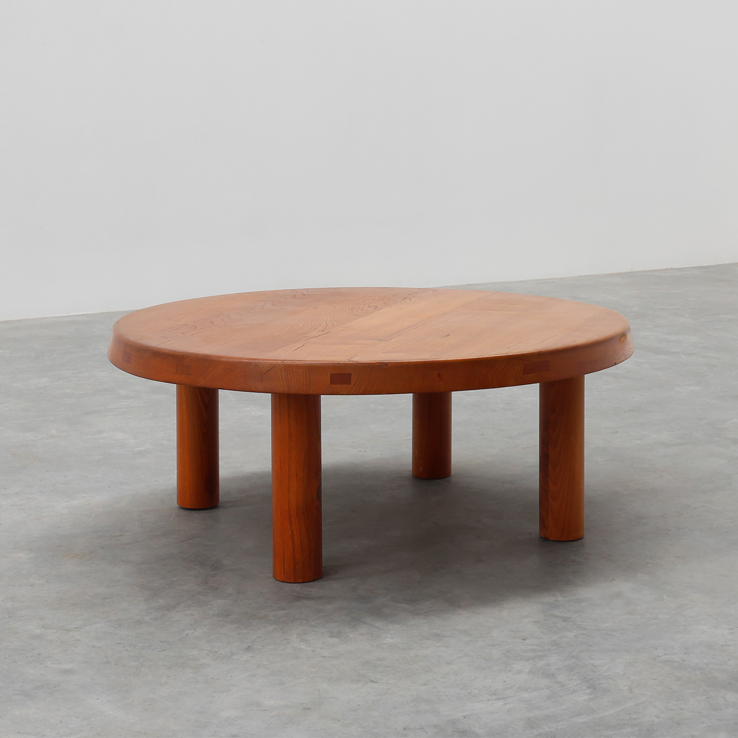 Pierre Chapo, Coffee Table Model T02M in Solid Elm, France 1976-img